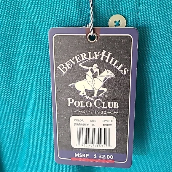 NWT polo collared shirt. Stunning color - Picture 3 of 7